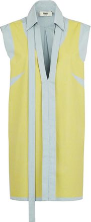 Fendi Powder blue cotton dress