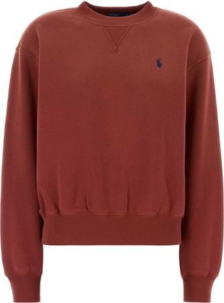 Polo Ralph Lauren Red Cotton Blend Sweatshirt