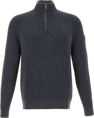 Roberto Ricci Design Rrd, Truien & Vesten, Heren, Blauw, 2Xl, Katoen, Cotton 7 Techno Wash Half-Zip