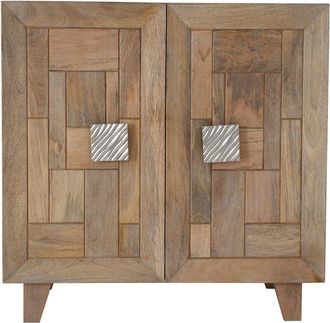 Sagebrook Home 30In 2 Door Coffer Front Cabinet