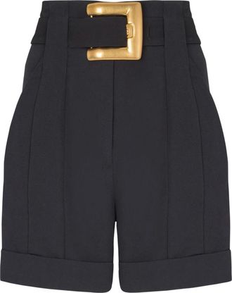 Balmain Mujer, Pantalones cortos, Negro, Talla: 2XS