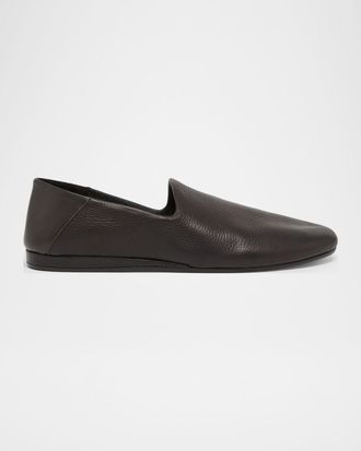 Jacquemus Men & apos;s Les Pantoufles Leather Flats
