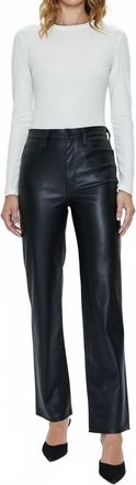 Pistola Denim Cassie Straight Leg Pants In Black
