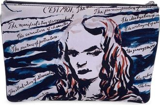 Dior Multicolor Cotton Clutch Bag Jadior (Authentic Pre-Loved)