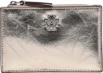 Tory Burch Cardholder 14x 9 - Dames - Portefeuilles - Beige - ONE Size - Leer - Accessoires