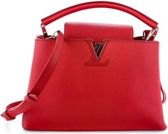 Louis Vuitton Capucines Bag Leather PM satchel - Rood