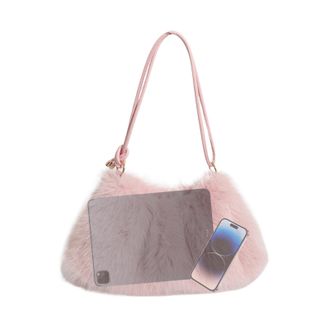 Generic Shoulder Bag | Large Capacity Soft Cute Tote | Cute Winter Shoulder Bag and Handbag | For Winter, Autumn, Birthday, San, Makeup, Phone, Daily Use, Tra