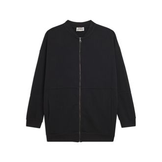 Freddy Felpa Zip Oversize grafica posteriore Feel the Flow