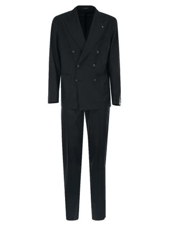 Tagliatore Wool And Cashmere Double Breasted Suit