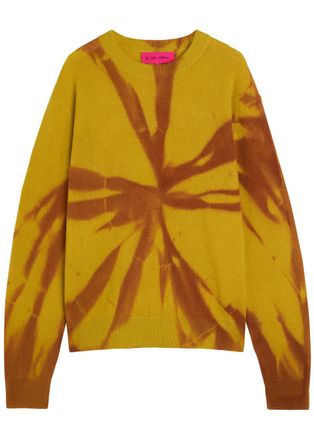 The Elder Statesman Mythic Tranquility Patterned Cashmere Sweatshirt - Multicoloured 1 - XL