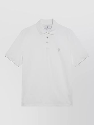 Brunello Cucinelli polo collar short sleeve mens tshirt