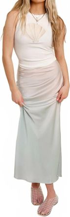 Emory Park Bias Maxi Skirt In Blush