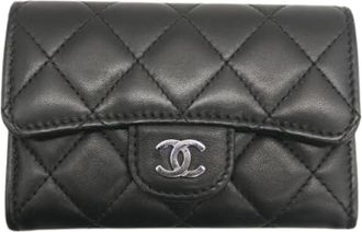 Chanel Pre-owned Card Case - Dames - Vintage Accessoires - Zwart - ONE Size - Vintage