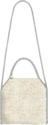 Stella McCartney Falabella Mini Schoudertas - Dames - Schoudertassen - Beige - ONE Size - Polyester - Tassen