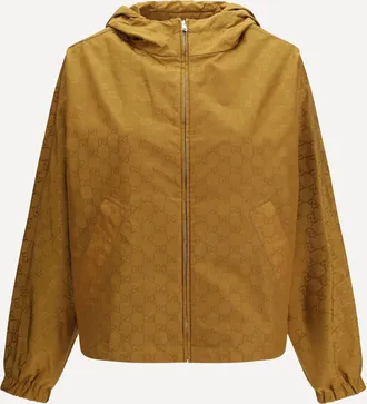 Gucci Short technical jacquard Jacket with all-over GG motif Female 38
