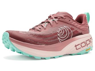 Topo Athletic Vista Womens Running Shoes Rose/Mint : 10.5 B - Medium, Synthetic/Textile