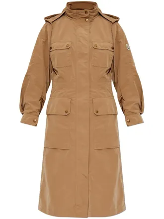 Moncler Nantes parka coat - Brown