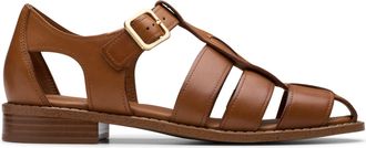 Clarks Hana Sun in Brown Leather