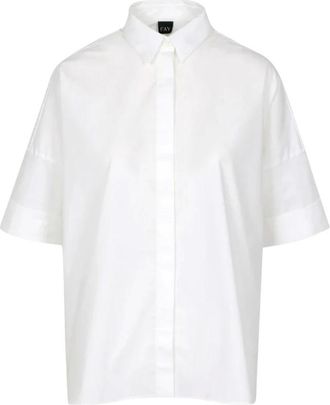 Fay Camicia in Cotone Elasticizzato - - Blouses & Shirts - Donna - Bianco - S
