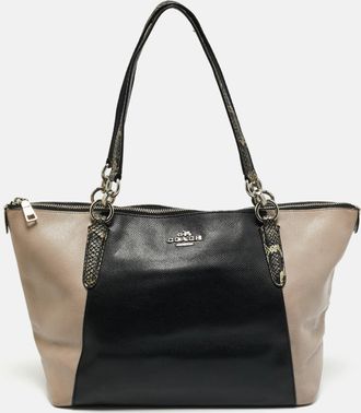 Coach Ava Multicolor Embossed And Leather Tote