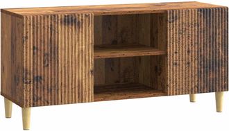 vidaXL Mueble De Tv 102 X 34,5 X 50 Cm Madera Envejecida Vidaxl