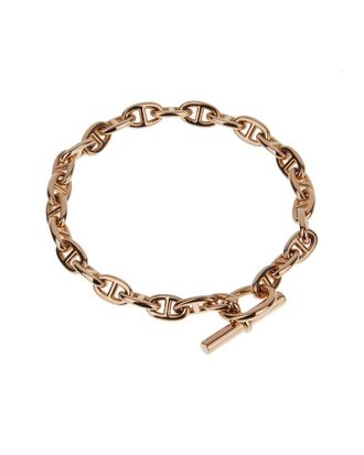 Herm&egrave;s 18K Rose Gold Chaine dAncre Bracelet (Authentic Pre-Loved)