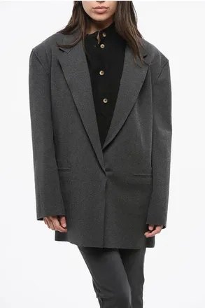 Norma Kamali Oversized 1 Button Single Breasted Blazer size Xs