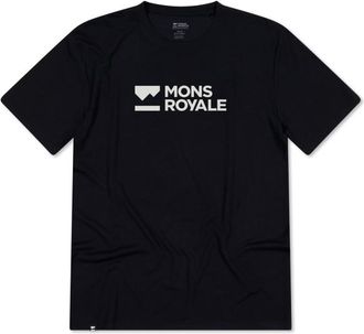 Mons Royale Icon Merino T-Shirt Merinoshirt f&uuml;r Herren | schwarz