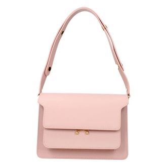 Marni Shoulder Bags, female, Pink, ONE SIZE, Pink Leather Shoulder Bag