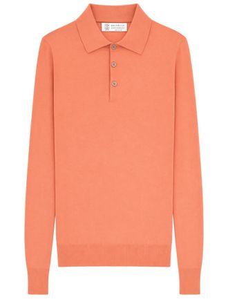 Brunello Cucinelli Coral Shirt Collar Polo
