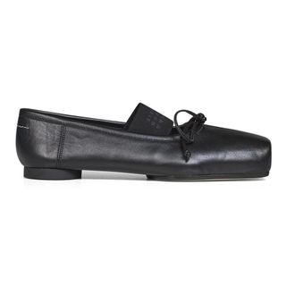 Maison Margiela Ballerinas, female, Black, Size: 10 US Ovine Leather Ballet Flats