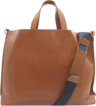 Louis Vuitton Pre-owned Vintage Tote Bag - Dames - Vintage Shopper - Bruin - ONE Size - Leer - Vintage