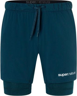 super.natural Double Layer Shorts Shorts f&uuml;r Herren | blau