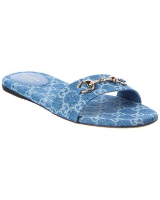 Gucci Gg Horsebit Sandal