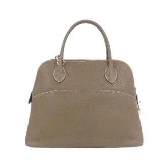 Herm&egrave;s Pre-owned Borsa Bolide31 Taurillon Clemence - - Pre-owned - Donna - Marrone - ONE SIZE