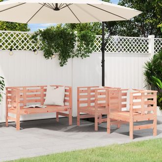 vidaXL Juego De Muebles De Jard&iacute;n 3 Pzas Madera Maciza Abeto Douglas Vidaxl