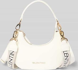 Valentino Handbags Shoulder Bag mit Logo-Applikation Modell Zero in Weiss, Gr&ouml;&szlig;e 1