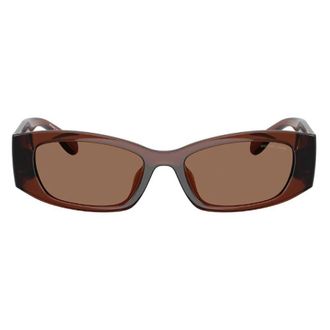 Michael Kors Rhodes Brown Rectangular Ladies Sunglasses MK2243U 402173 52