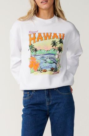 Rip Curl Turtle Bay Relaxed Fit Graphic T-Shirt in White at Nordstrom, Size Xx-Large