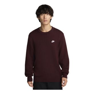 Nike Club Sweatshirt Burgundy FQ2913-652