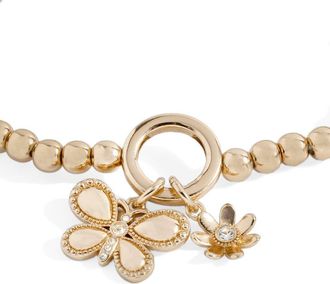 Alex and Ani Puffy Butterfly Stretch Bracelet in Gold at Nordstrom