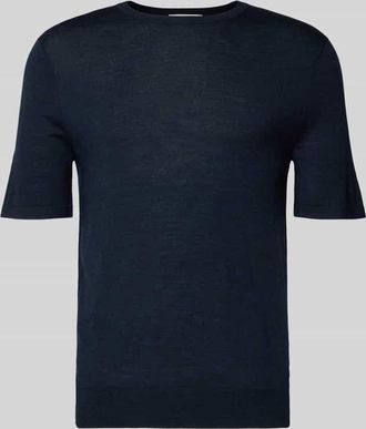 Tiger Of Sweden Strickshirt mit Rundhalsausschnitt Modell Connor in Dunkelblau, Gr&ouml;&szlig;e XL