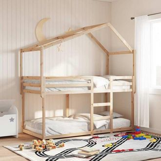vidaXL Tetto per Letto Bambini 213x85,5x144,5cm Legno Massello di Pino - Vidaxl
