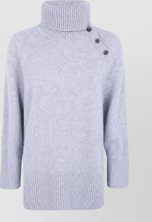 Emporio Armani ribbed turtleneck wool jumper
