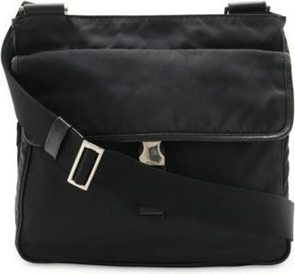 Prada unisex, Pre-owned, Zwart, Maat: ONE Size Nylon