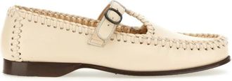 Hereu Loafers - Dames - Loafers - Beige - 36 EU - Leer - Schoenen