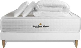 Royal Palace Bedding Pack Colch&oacute;n Blanco Muelles Y Viscoel&aacute;stica 200 X 200