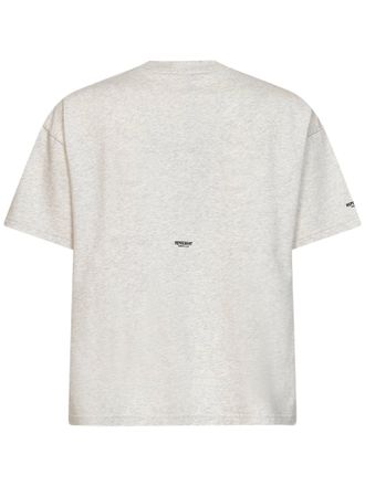 Represent Mens T-Shirt Micro Owners Club Ecru Cotton T-Shirts And Polos