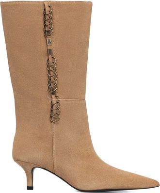 Patrizia Pepe Stivali con dettaglio a catena 55mm - Toni neutri