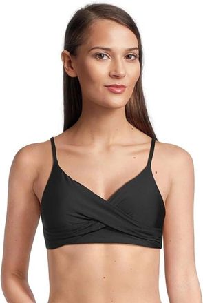 Sunsets Lyla Bralette Top Womens Black Stretch Tie Back Swimwear DDR2230
